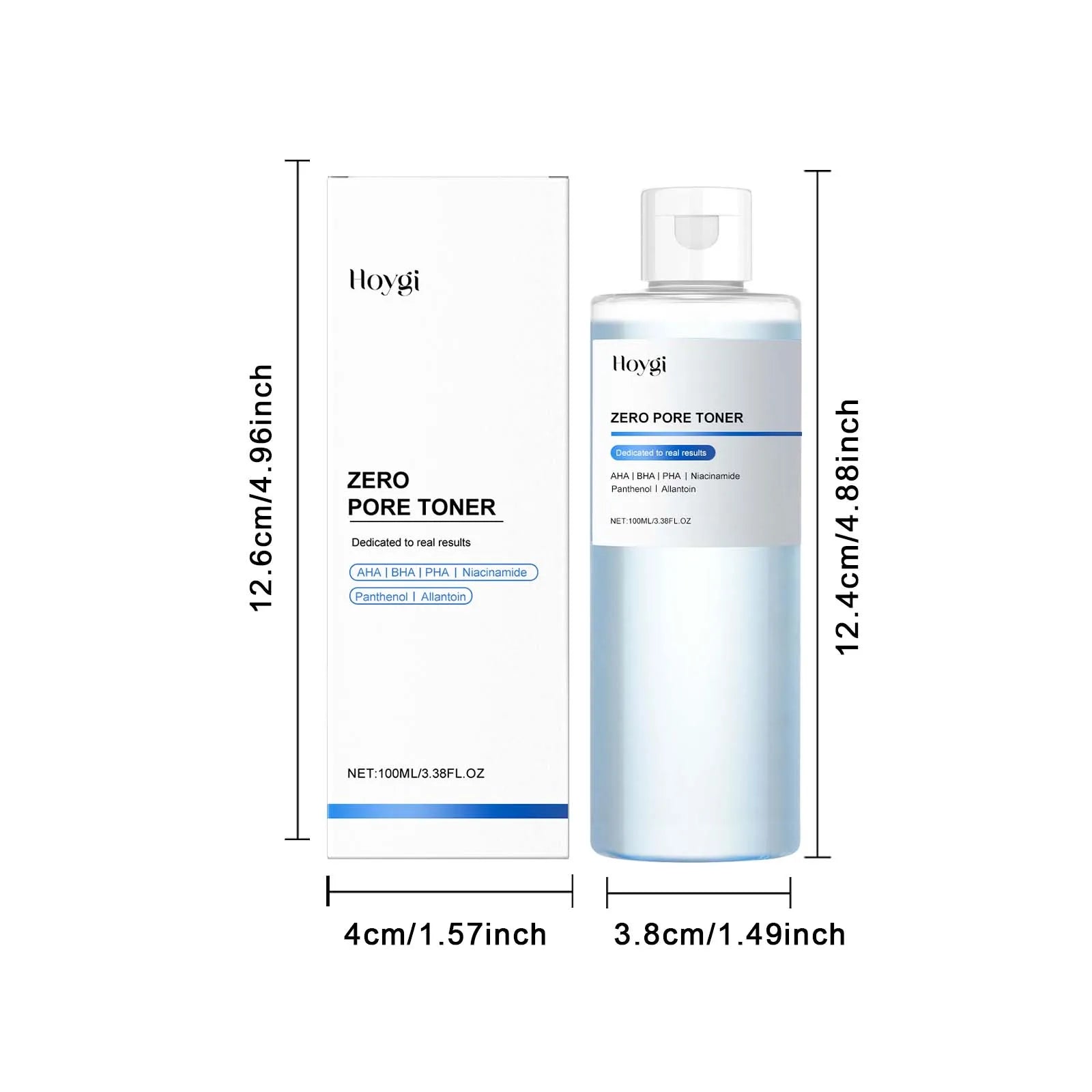 Exfoliating Hydrating Toner Moisturizing Smoothing Brighten Skin Pore Refining Improve Dry Skin Zero Pore Toner Soothing Formula Oasis Select