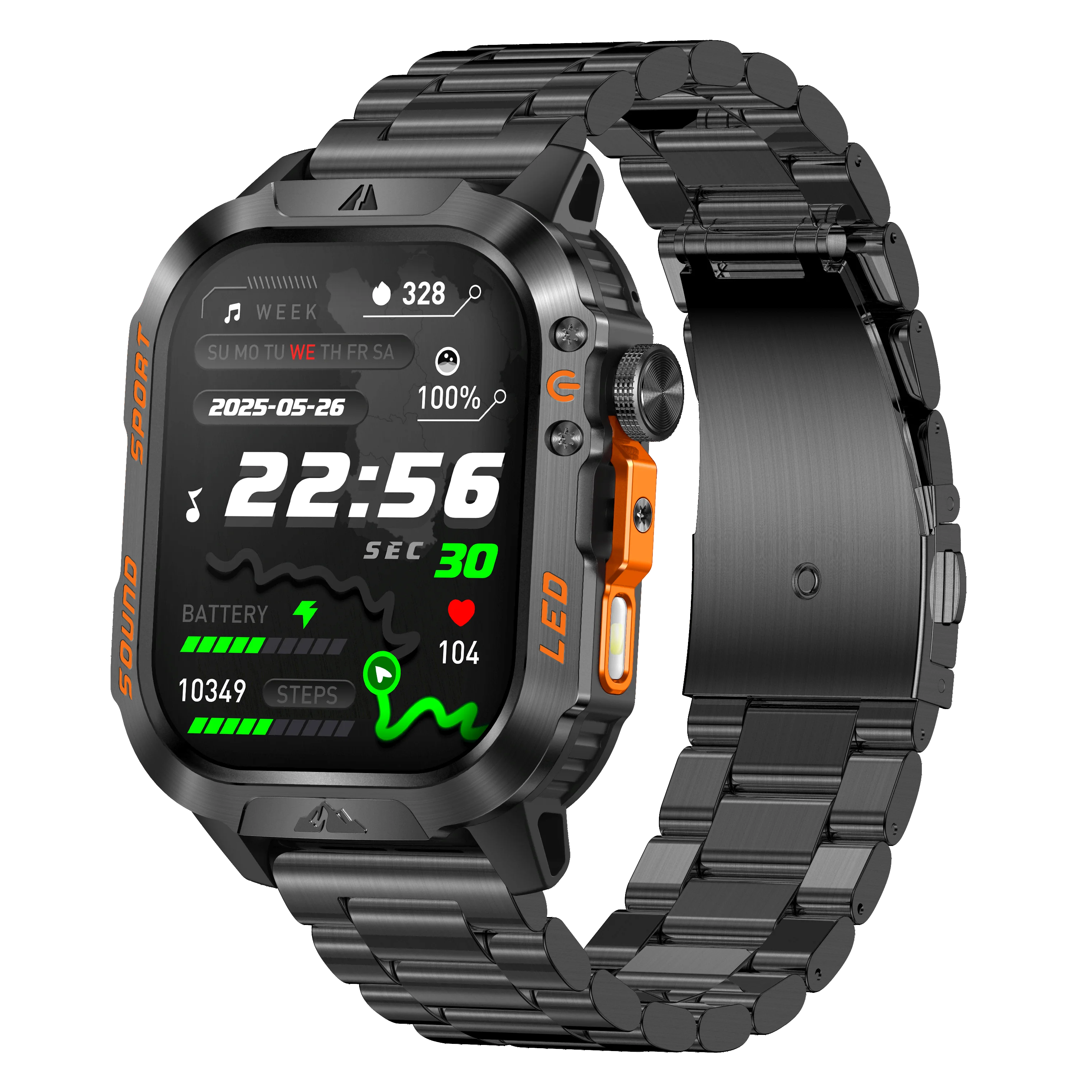 MINGCC Smartwatch – Wireless Calling, Heart Rate & Fitness