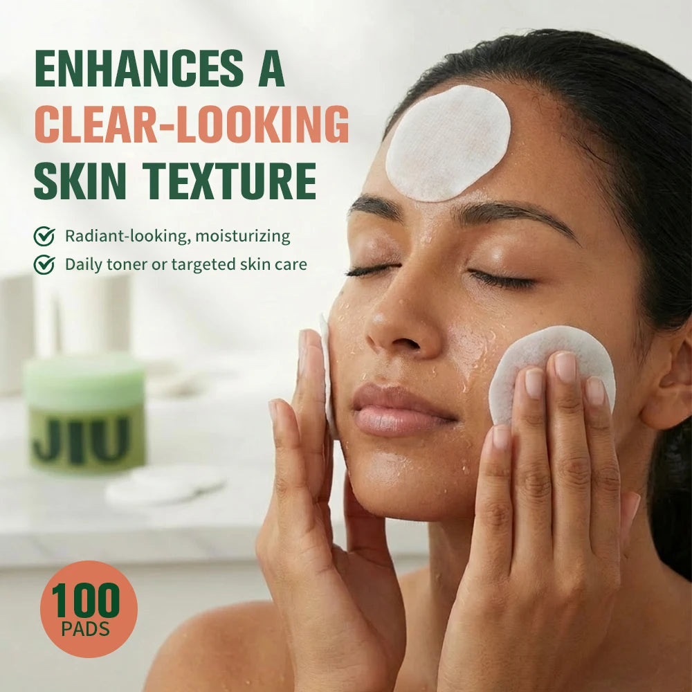 Toning & Brightening Face Pads Deep Moisturizing Tighten Enhance Radiance Soothing Sensitive Skin Circular Skincare Cotton Pad Oasis Select