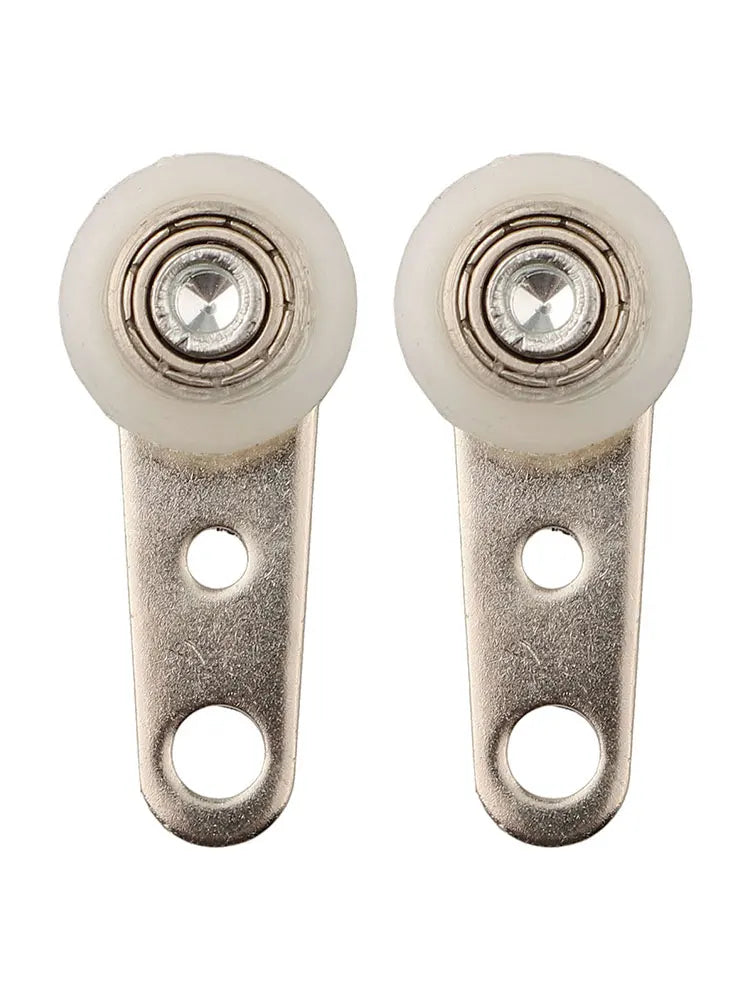 2/4pcs Sliding Door Pulley Hanging Track Pulley Block For Smooth Sliding Door Cabinets Roller Curtain Accessories Bearing Wheel Oasis Select