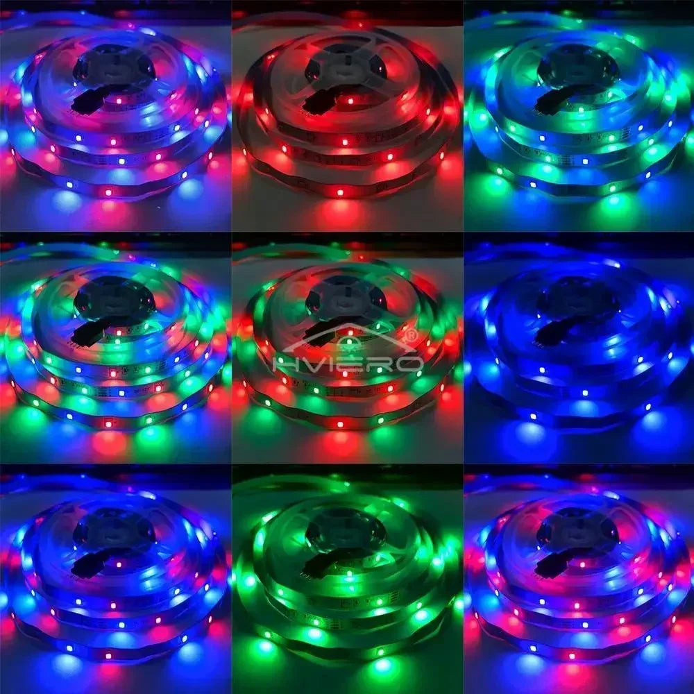 RGB LED Strip Light 5M/10M SMD 2835 Bluetooth DC 12V HVIERO