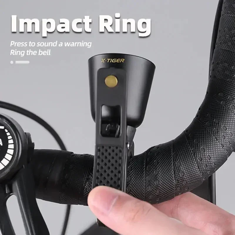 X-TIGER Bicycle Bell Ring Classical Stainless Handlebar Bell Safety Warning Bicycle Horn Crisp Sound Cycling Accessories Oasis Select