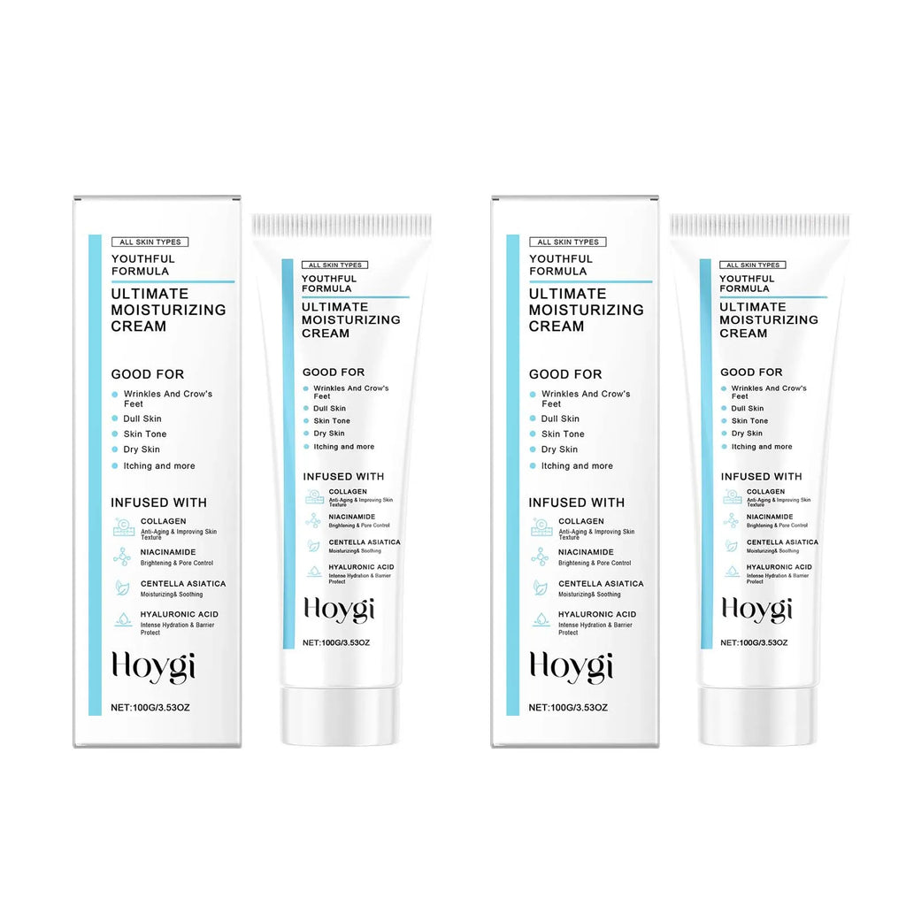 Centella Moisturizing Cream Hyaluronic Acid Daily Nourishing Cream Strengthen Barrier Rejuvenation Oil Control Brighten Skin Car Oasis Select 2 x 100g boxed