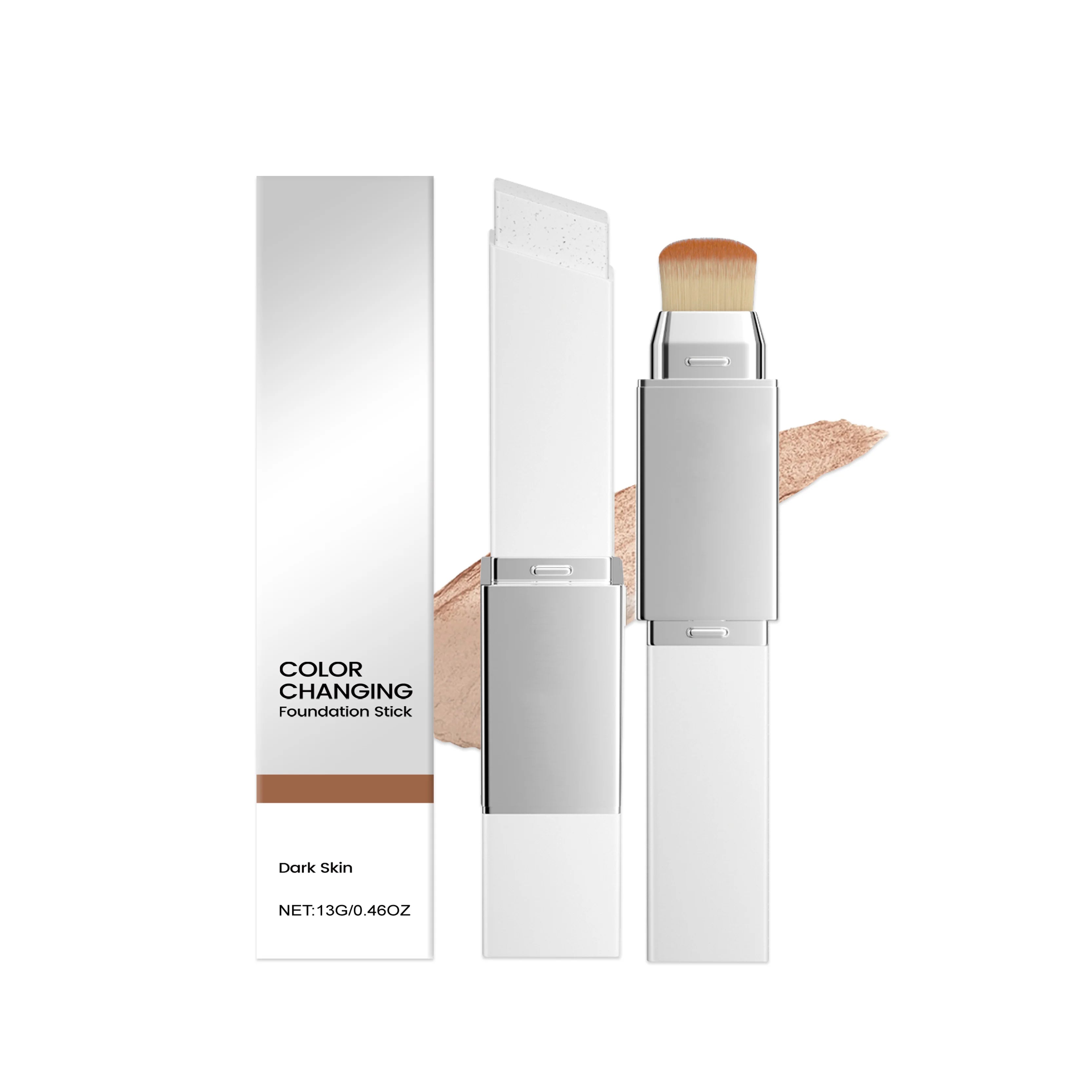 2-in-1 Color Changing Foundation & Concealer – All Skin Tones Foundation Concealer Oasis Select Dark Skin