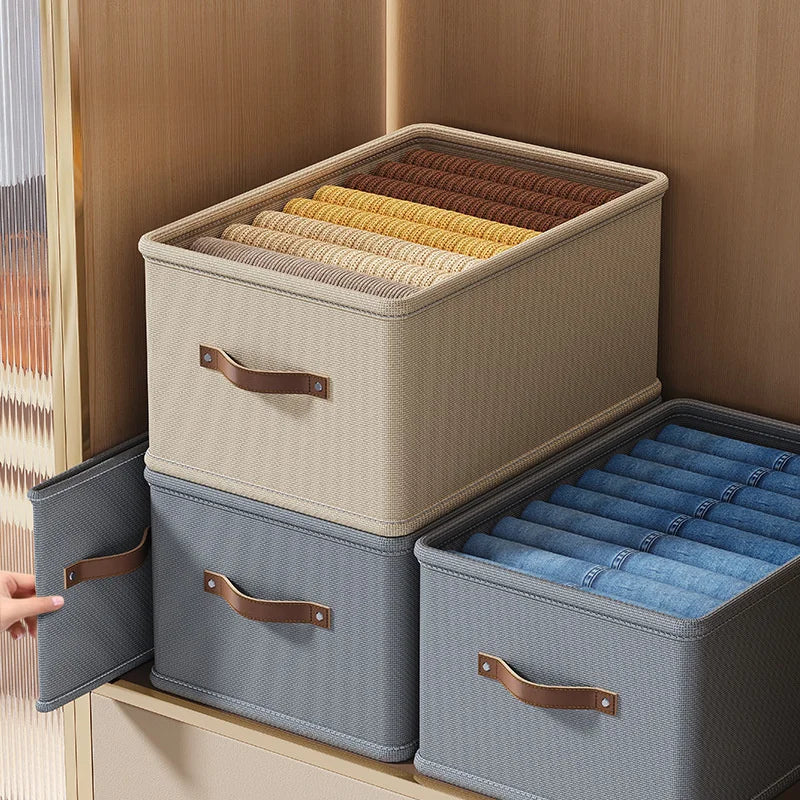 Clothes Organizer Trousers Clothes Jeans Storage Box Underwear Bra Socks Artifact Compartment Box Wardrobe Clothes Organizer Oasis Select