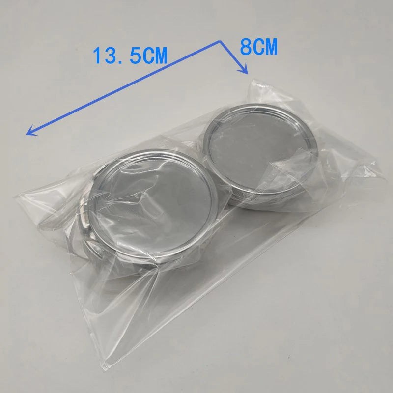 4PCS/lot 58MM ABS Blank Wheel Center Cap Hub Cover Car Wheel Tire Rims Center Hub Caps car Styling accessories Oasis Select Silver