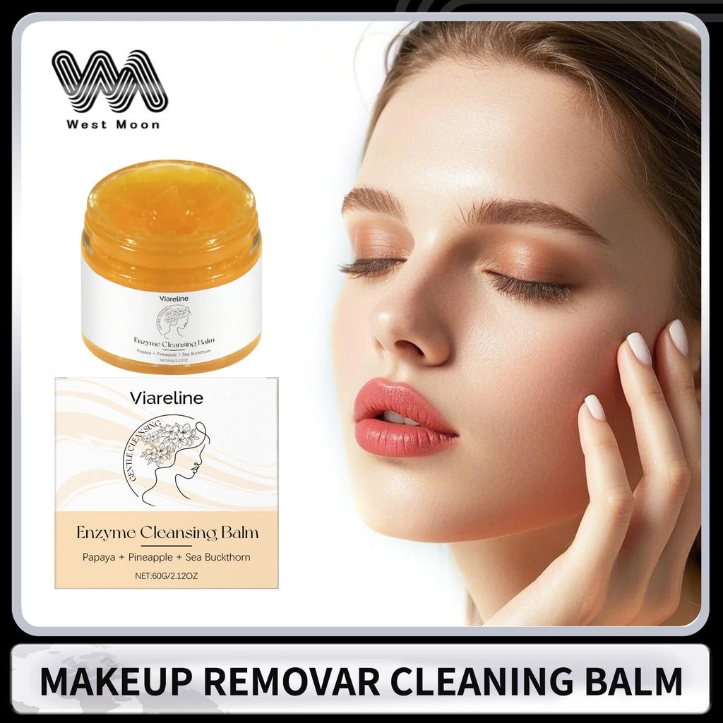 Enzyme Cleansing Balm for Makeup Remover Deep Cleansing Face Pore Refreshing Non-tightening Smoothing Skin Makeup Remover Balm Oasis Select
