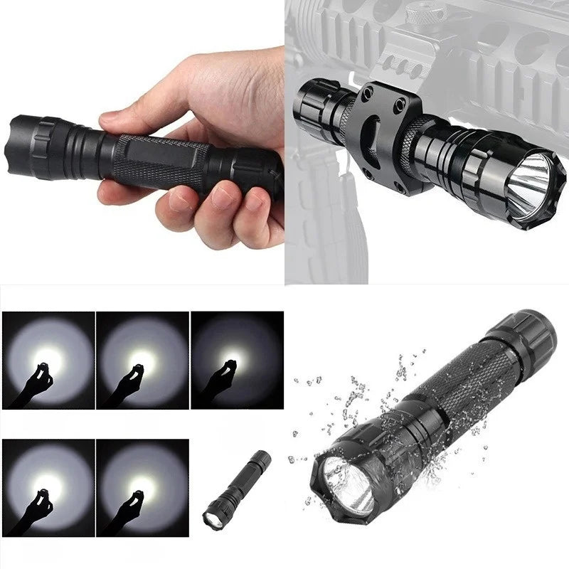 SHINEKNOT 1000-Lumen Tactical LED Flashlight | Rechargeable