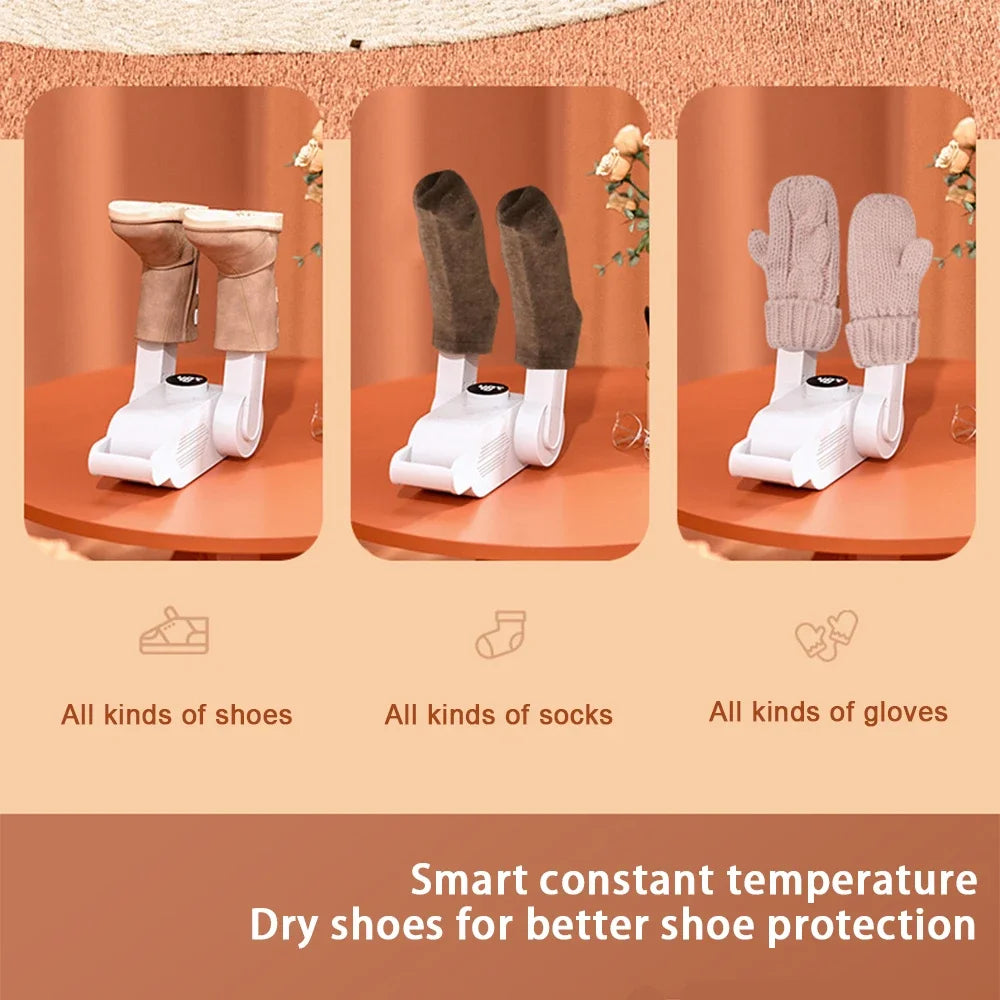 New Shoes Dryer Machine Folding Smart Constant Temperature Fast Dryer Heater Deodorizer Dehumidifier Device Boots Drier Machine Oasis Select