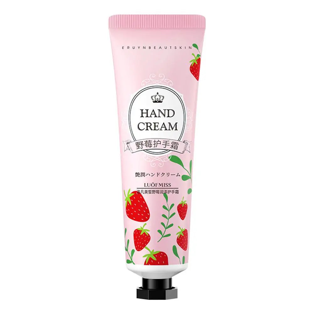Plant Fruit Hand Cream 30g – Moisturizer for Dry Cracked Hands Hand Cream Oasis Select Strawberry