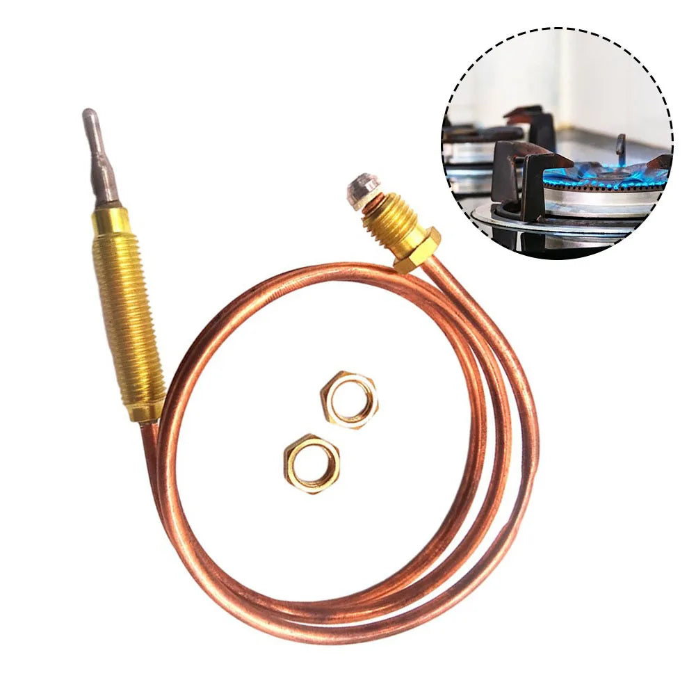 M8 Thermocouple Common Thread Probe 60/90/120/150cm For Gas Burners Fireplaces BBQ Heating Equipment Accessories Oasis Select