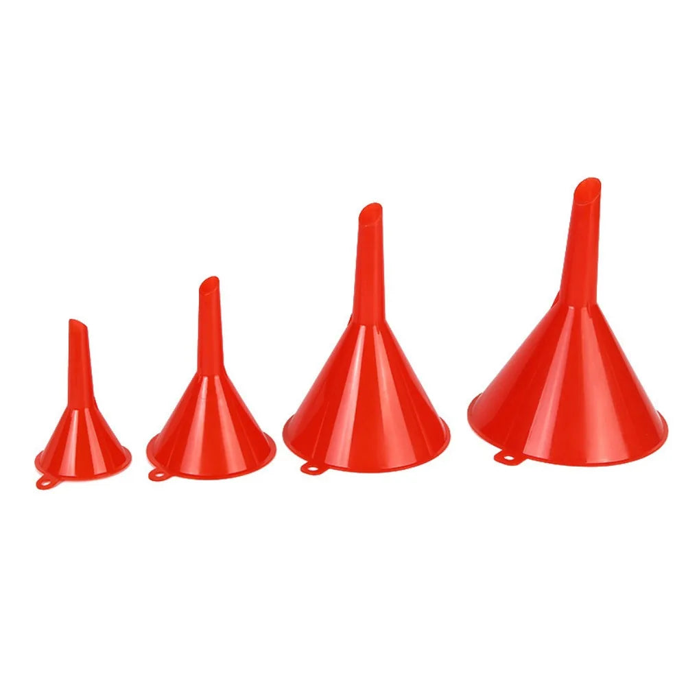 Anti-splash Car Oil Filling Funnels Large-diameter Plastic Kitchen Funnel Durable Multipurpose Tool Funnel Oasis Select 4pcs