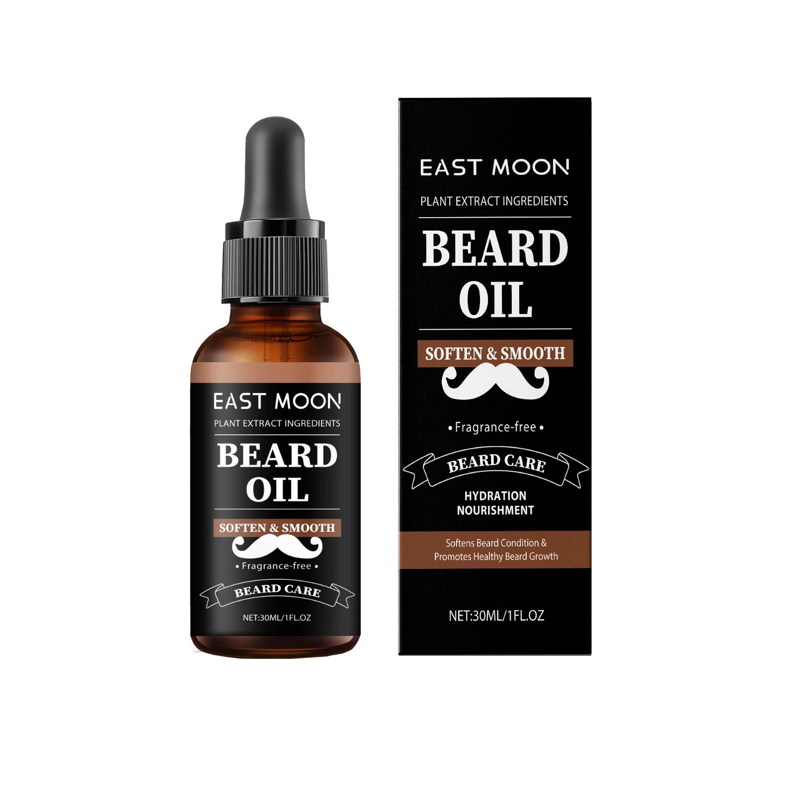 Men's Beard Care Oil, deeply moisturizing, hydrating, softening and shining for a smooth, healthy long-lasting beard Oasis Select