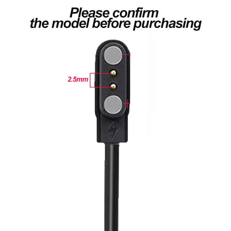 Magnetic USB Charger Cable for HAYLOU Watch 2 Pro & Solar Lite Smartwatch Charger Cable Oasis Select