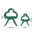 Plant Fixed Clips Reusable Garden Greenhouse Bracket for Fixed Plants Vine Flower Seedling Tomatoes Support Garden Supplies Oasis Select Green 20pcs Big and Small