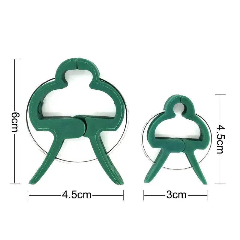 Plant Fixed Clips Reusable Garden Greenhouse Bracket for Fixed Plants Vine Flower Seedling Tomatoes Support Garden Supplies Oasis Select Green 20pcs Big and Small