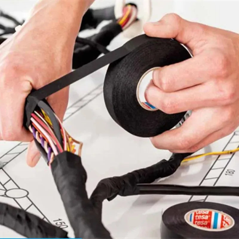 Heat-resistant Flame Retardant Adhesive Cloth Tape For Car Home Cable Harness Wiring Loom Protection Insulation Tape Sticker Oasis Select