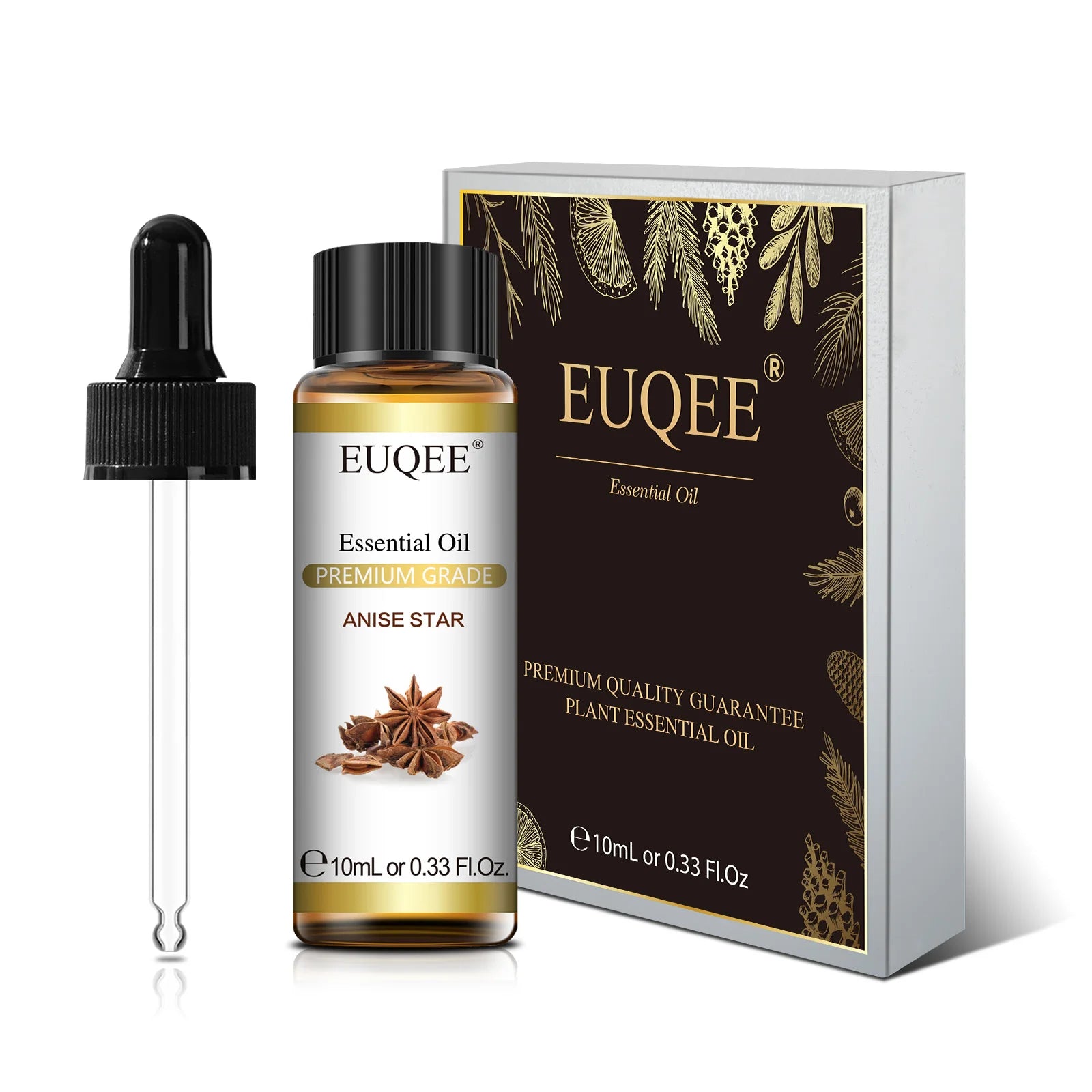 EUQEE 10ml Pure Essential Oil – Lavender, Jasmine & More