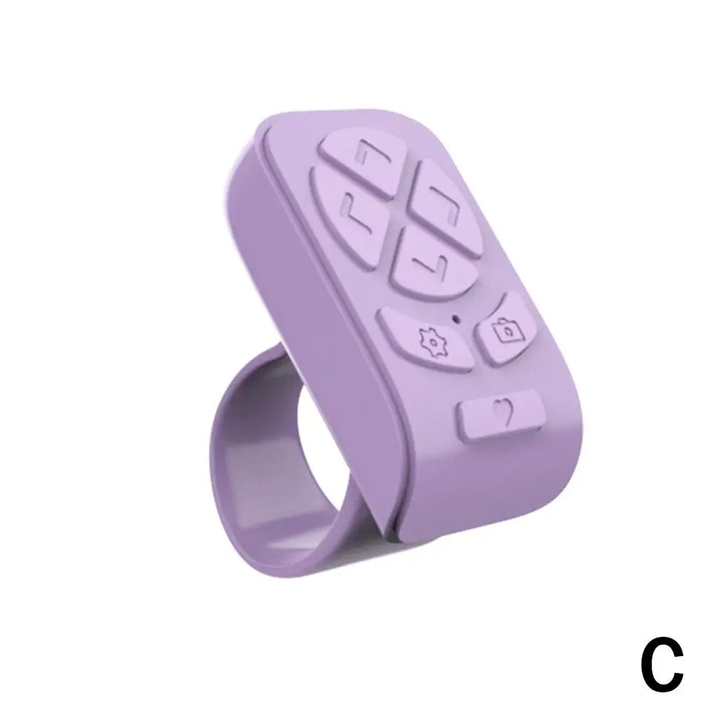 Bluetooth Finger Ring Remote – Selfie & Page Turner Controller