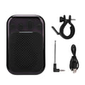 Wearable Bluetooth Speaker IPX7 Water Proof FM Wireless Traveling Bike Handlebar Speaker Clamp On Magnetic Mount for Cycling Oasis Select black