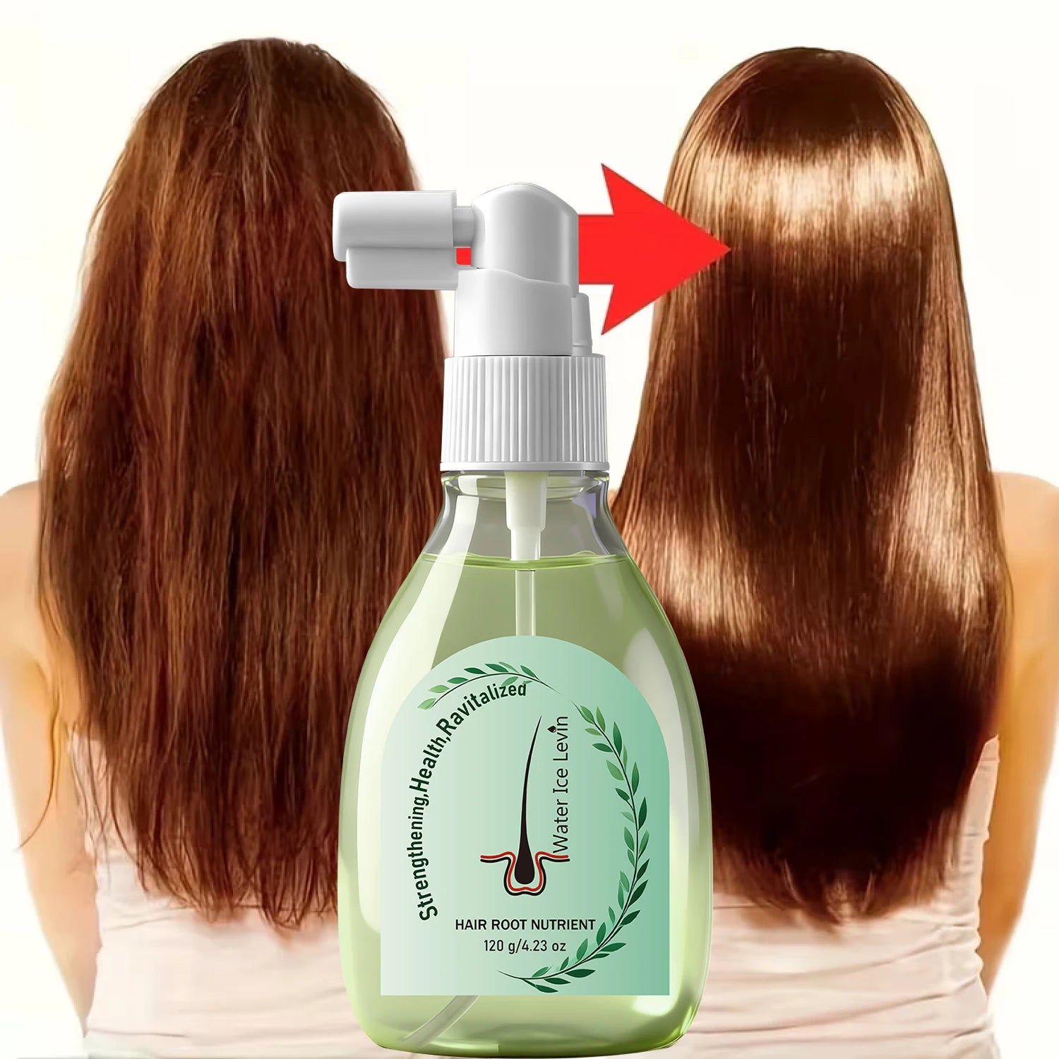 Rosemary Hair Spray, Nourishing & Smoothing Treatment with Hyaluronic Acid & Collagen for Healthy Hair Oasis Select