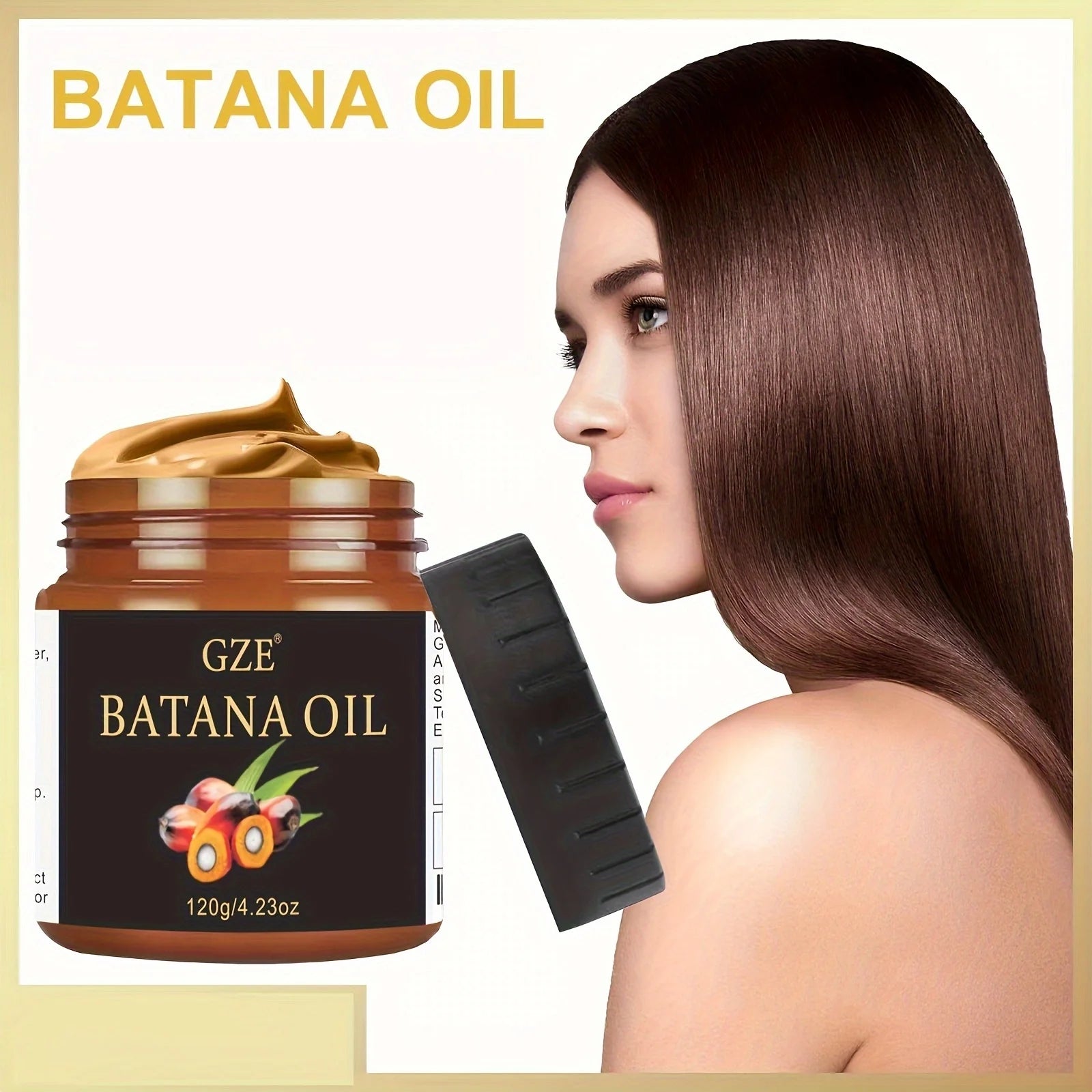 GZE Batana Oil Hair Conditioner – Raw Batana Butter 120g