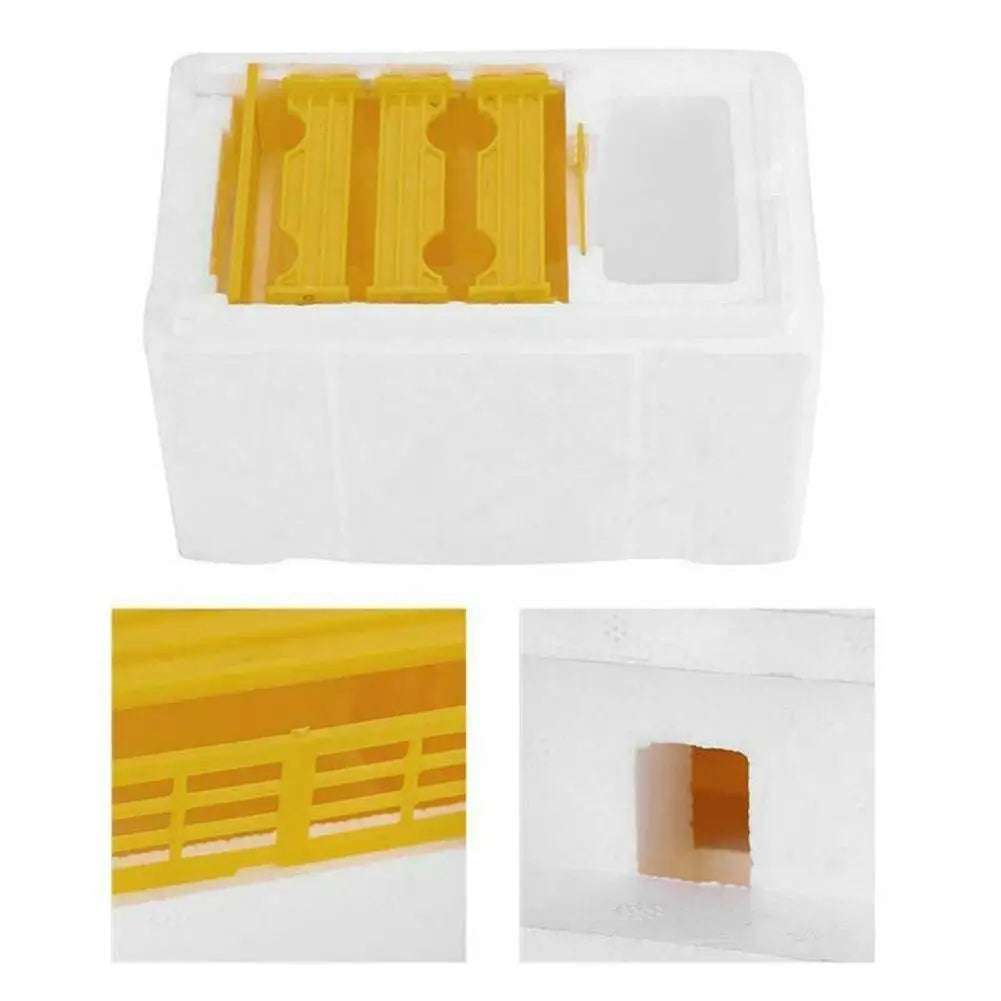 Multi-Function Beehive Beekeeping King Box Foam Home Bee Hive Pollination Boxes Harvest Bee Hive Beekeeper Mating Supplies Oasis Select