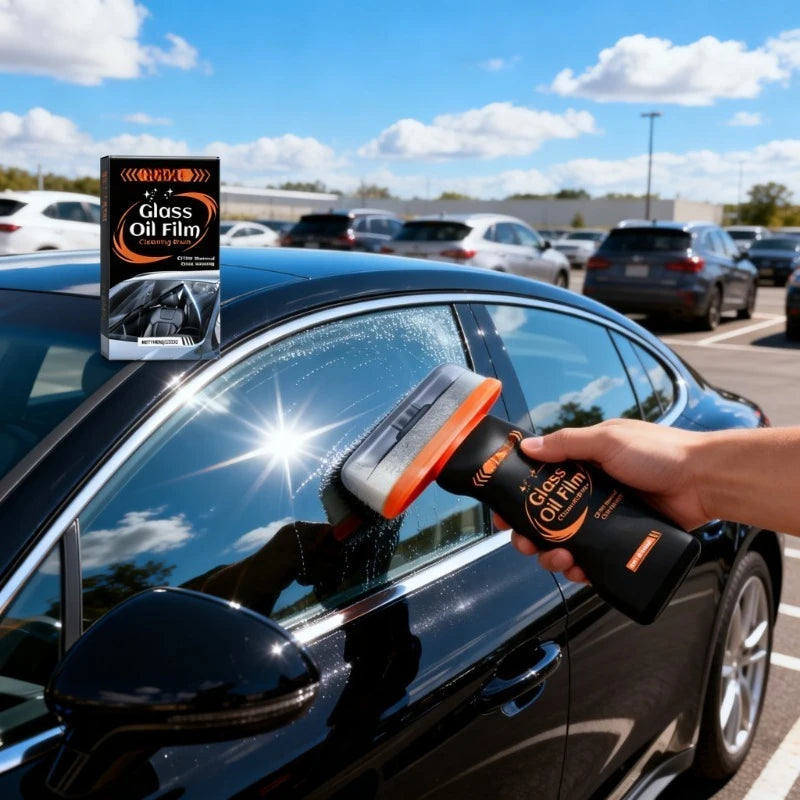 Multi Functional 100g Car Windshield Glass Cleaning Brush Anti Fog Oil Film Hydrophobic Wipe Auto Cleaner Tool Car Accessories Oasis Select