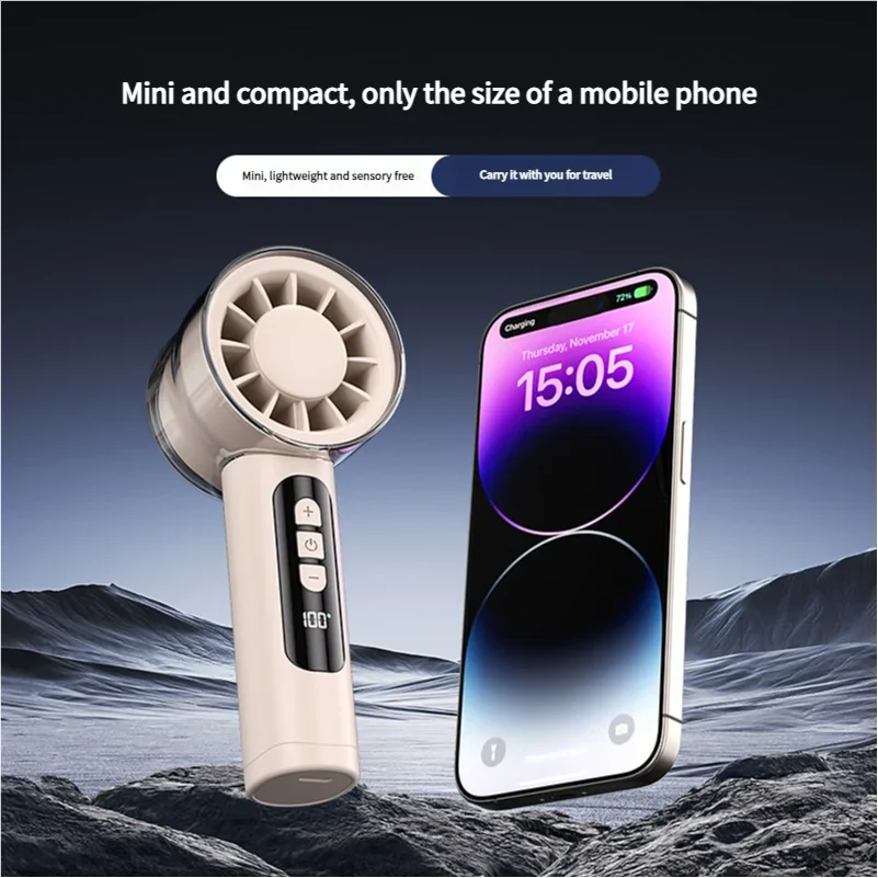 URGGU Mini USB Rechargeable Handheld Fan | Portable Cooling