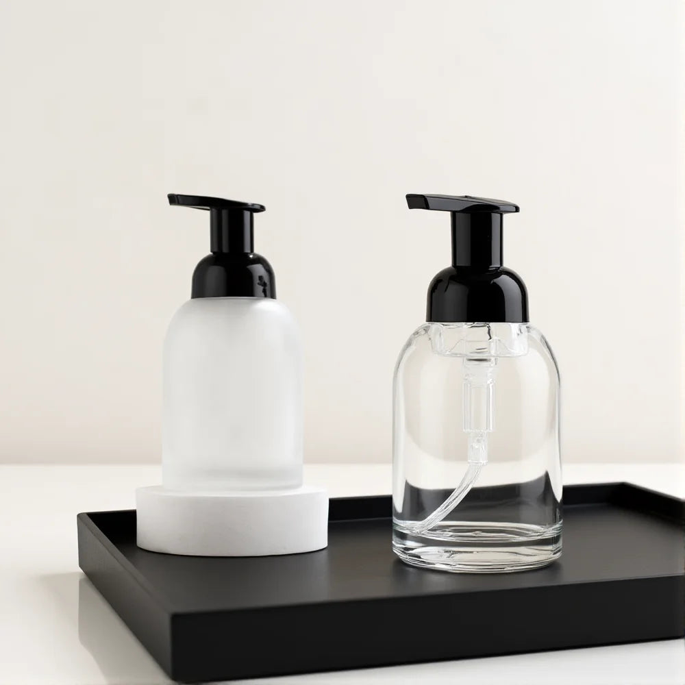 Glass Foam Pump Bottle 250ml & 375ml | Refillable Dispenser