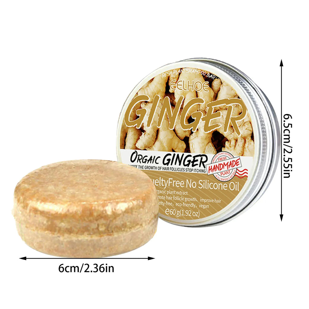Ginger Shampoo Soap Ginger Hair Regrowth Shampoo Bar Anti-Hair Loss Natural Ginger Shampoo Soap For All Hair Types Oasis Select organic ginger China Mainland