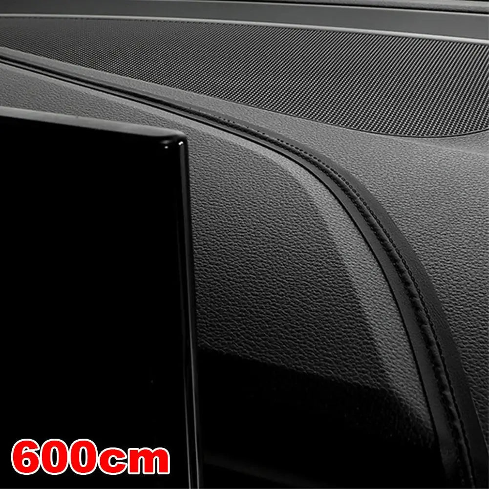 Car PU Leather Trim Strips – Dashboard & Console Decoration