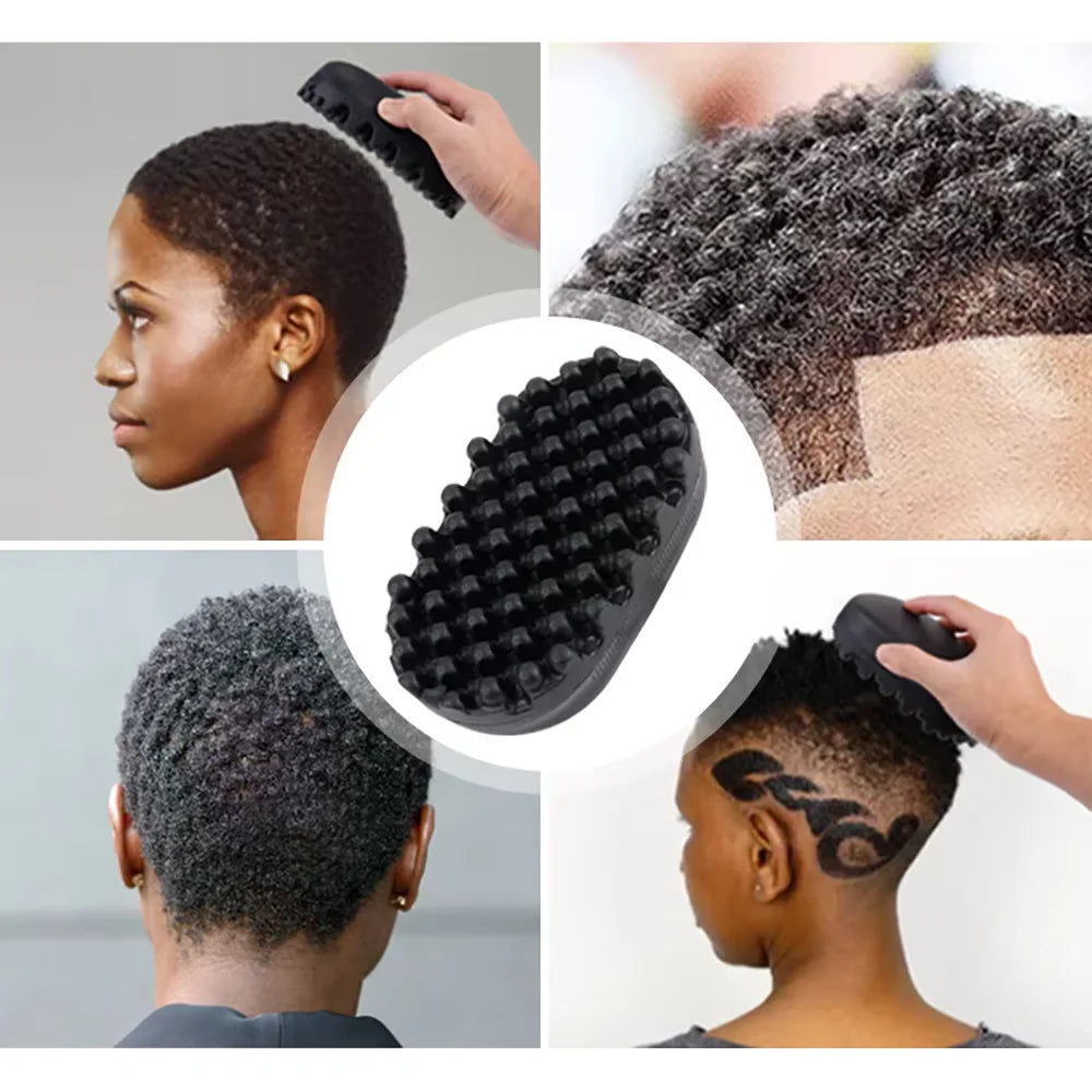Curly Hair Sponge Twist Brush – Afro Coil & Wave Styler