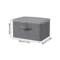 Locking Storage Box Organiser Box Lockable for Clothes Snacks Food Chest Lockout Utility Container for Jeans Oasis Select XL Grey