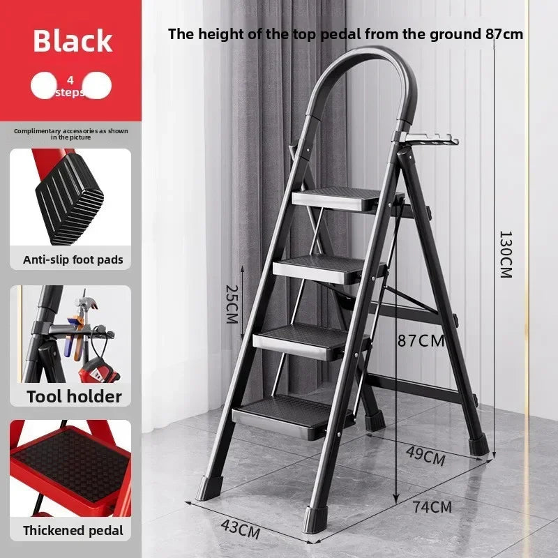 Herringbone Ladder Household Folding Telescopic Multifunctional