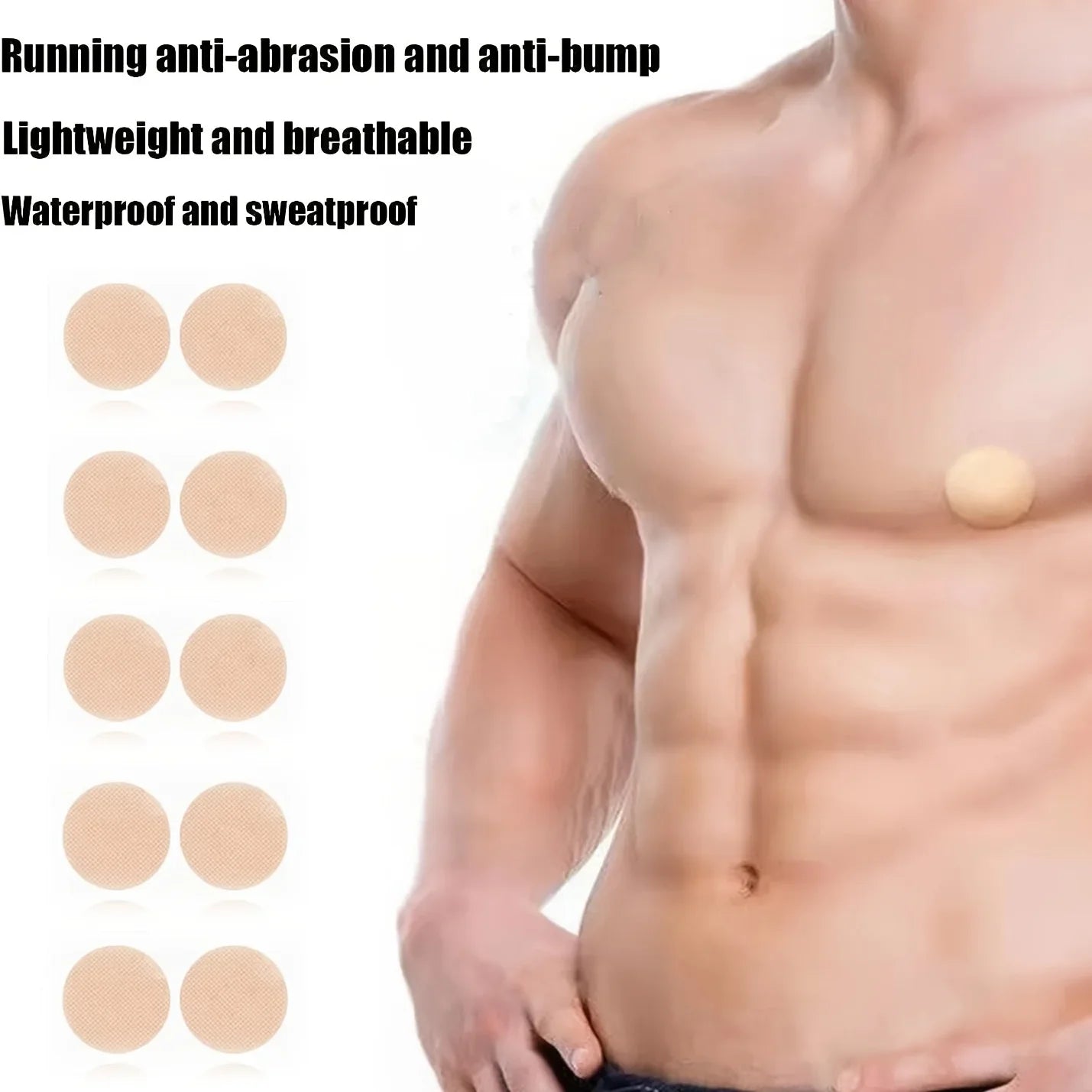 100/200 Pieces Of Disposable Nipple Covers For Men, Invisible Ultra-Thin Anti-Convex Nipple Covers For Summer, Anti-Friction For Oasis Select