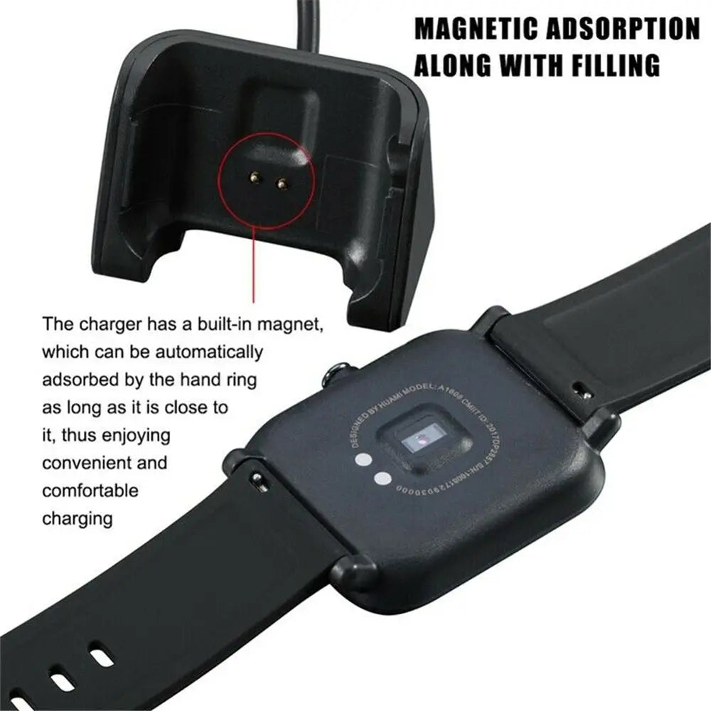 Practical For Huami Amazfit Bip Travel Replacement Home Charging Dock Fast Charger Charger Cable Smart Watch Oasis Select