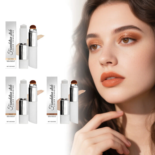 2-in-1 Color Changing Foundation Stick & Concealer | Matte Foundation Concealer Stick Oasis Select