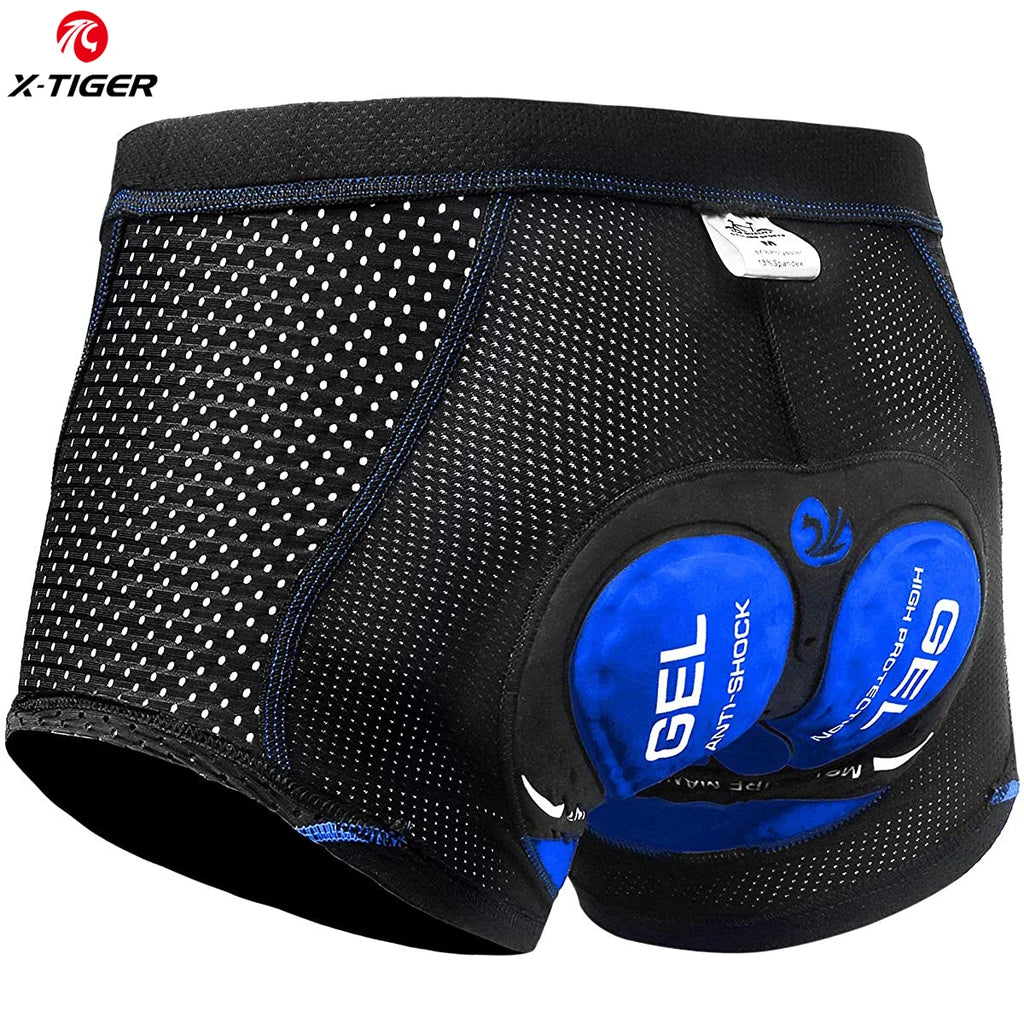 X-TIGER Cycling Underwear 5D Breathable Padded Gel Bike Shorts Men MTB Anti Slip Leg Grips Riding Cycling Shots Ciclismo Oasis Select XM-DNK-16804L L