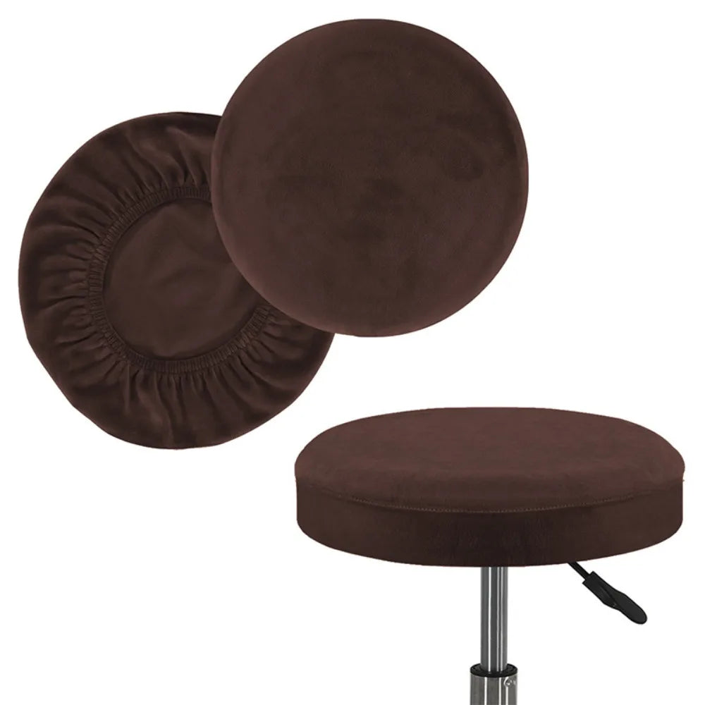 Elastic Round Stool Cover – Washable, Removable, Universal Fit