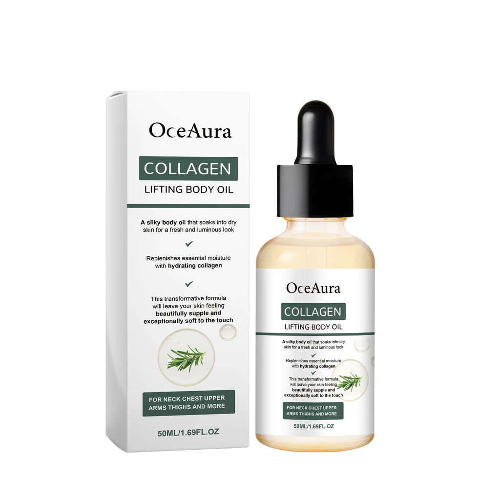 OceAura Collagen Body Oil – Firming, Cellulite & Dry Skin Firming Body Oil Oasis Select 50ml boxed