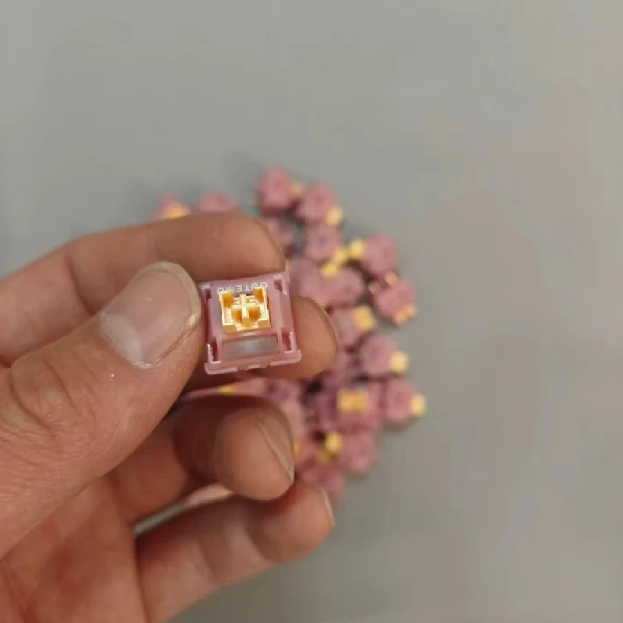 Outemu Silent Peach & Lemon V3 Switches – 5-Pin Hot Swap Keyboard Switches Oasis Select