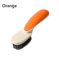 Durable Multifunctional Shoe Brush No Damage Long Handle Clean Brush No Hair Loss Laundry Brush Oasis Select Orange