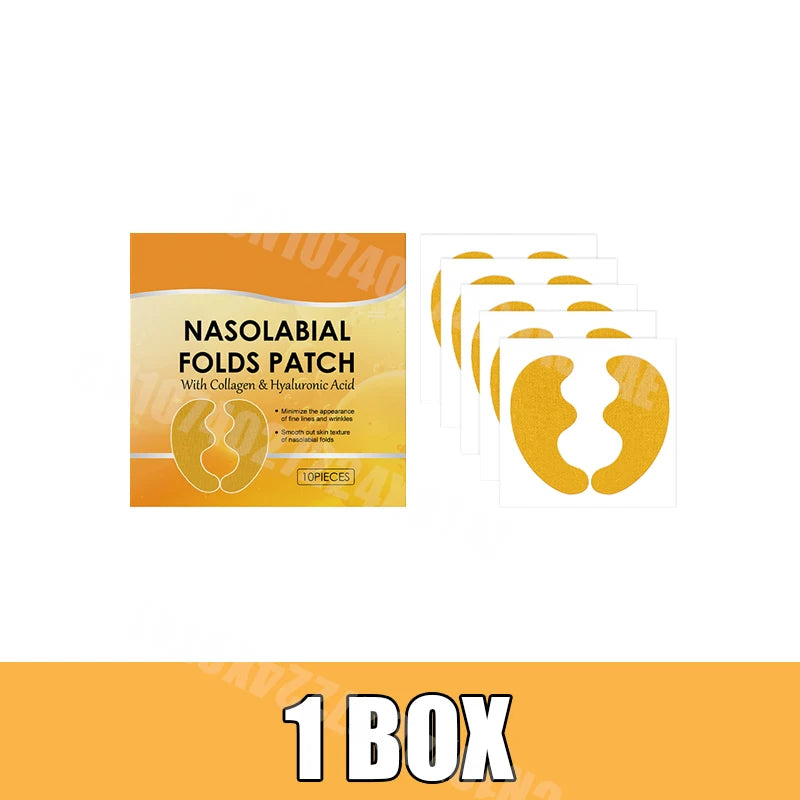 Nasolabial Folds Patch Contain Collagen Hyaluronic Acid Firming Skin Fade Fine Lines Deep Moisturizing Facial Mask Anti WrinkleA Oasis Select 1 Box