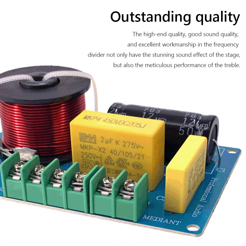 3-Way Hi-Fi Crossover Filter Module MKP 200W – 3.5–8" Speakers Speaker Crossover Module Oasis Select