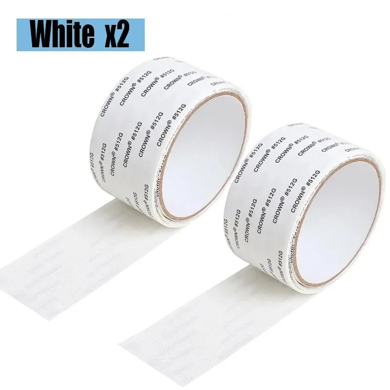 Anti-Mosquito Mesh Window Net Screen Repair Tape Patch Waterproof Self-adhesive Repair Tool Broken Hole New Oasis Select 2PCS-white