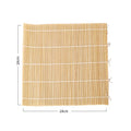 Natural Bamboo Sushi Maker Roller Mat DIY Japanese Sushi Making Kit With Rice Paddles Sushi Mold Onigiri Tool Set Sushi Accessor Oasis Select sushi curtain
