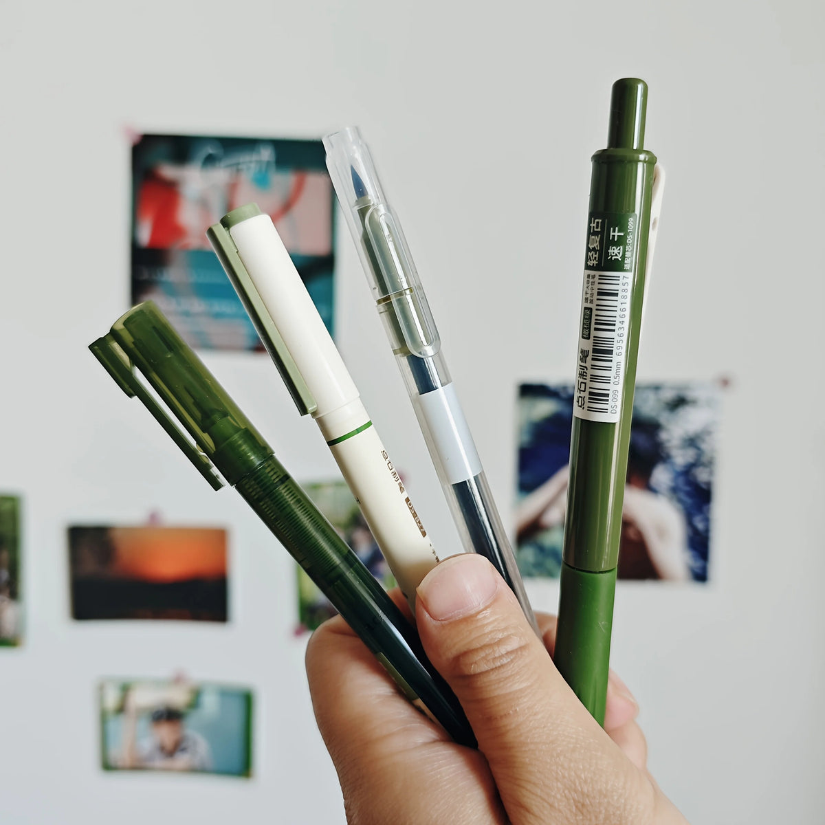 4 Vintage Pens Set, Quick-Dry Ink for Smooth Writing, Compatible with Multiple Tips,Ideal for Office Work & Notebooks,Stationary Oasis Select