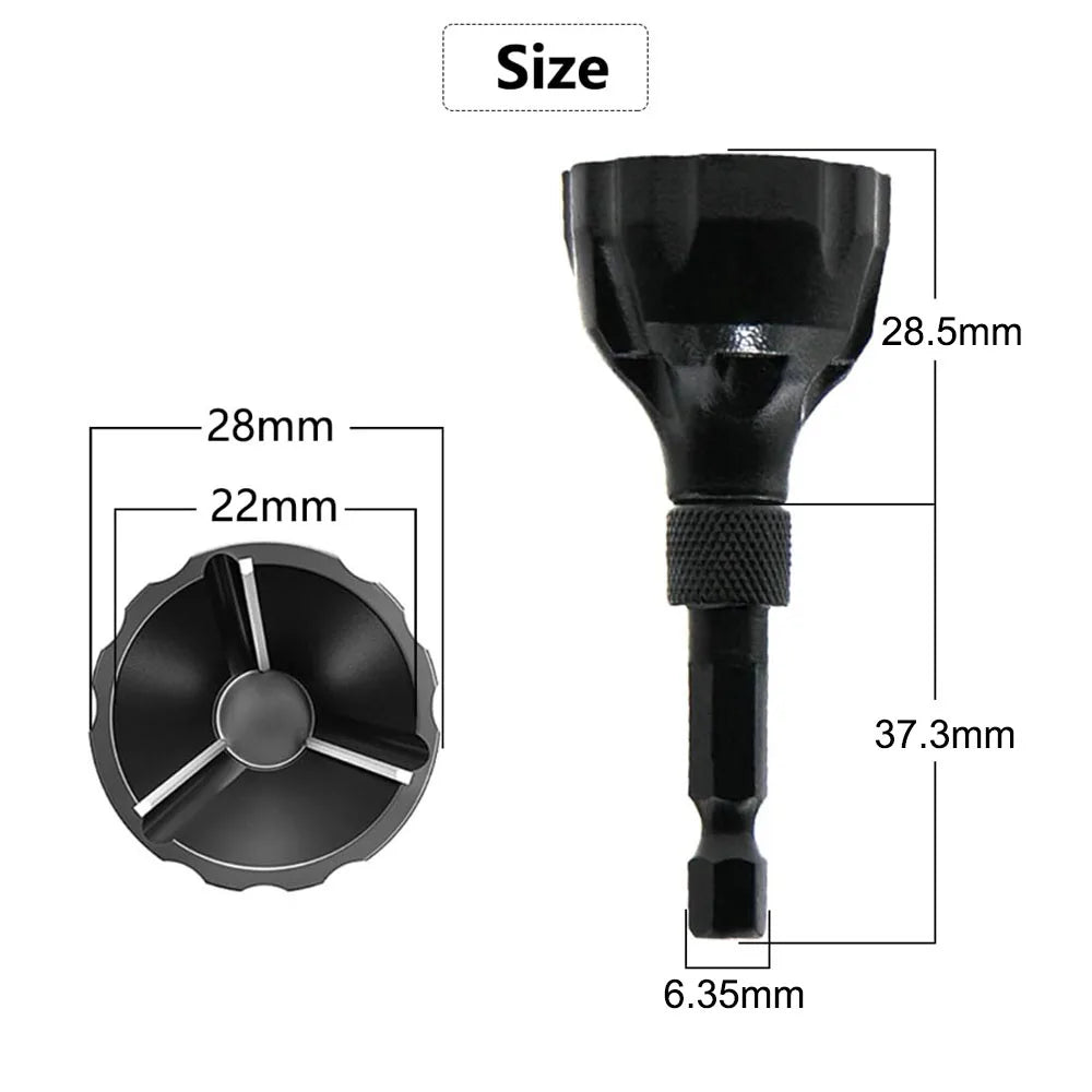 JUSTINLAU Deburring Tungsten Steel Chamfer Thread Trimmer Alloy Remove Burr Screw Rod Bolt Deburring Tool Oasis Select S