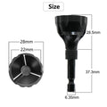 JUSTINLAU Deburring Tungsten Steel Chamfer Thread Trimmer Alloy Remove Burr Screw Rod Bolt Deburring Tool Oasis Select S